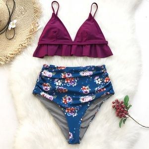 NWT high-waisted bikini